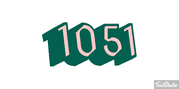 1051 Text effect
