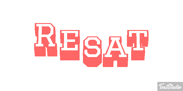 Reşat Текстовый эффект