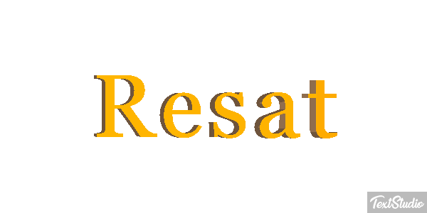 Reşat Текстовый эффект