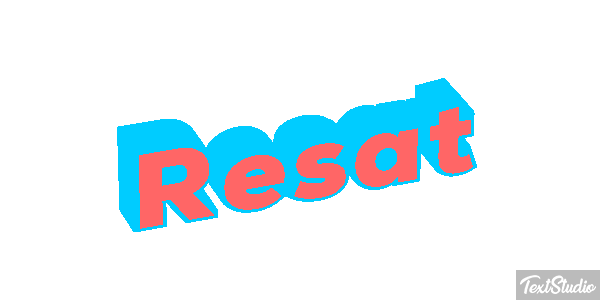 Reşat Текстовый эффект