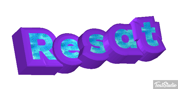 Reşat Текстовый эффект