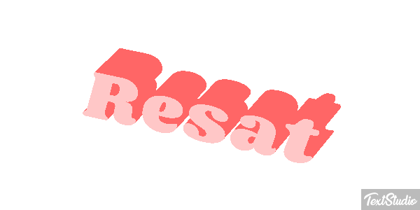 Reşat Текстовый эффект
