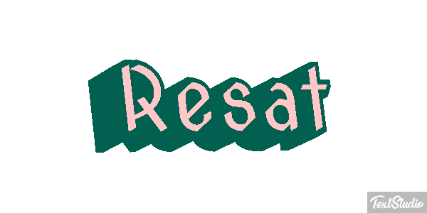 Reşat Текстовый эффект