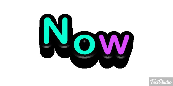 Now テキスト効果