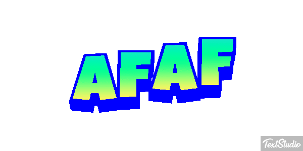 Afaf Tekst effect