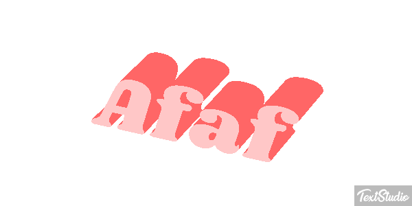Afaf Tekst effect