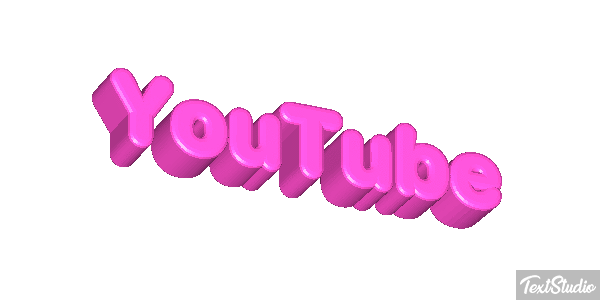 YouTube Текстовый эффект