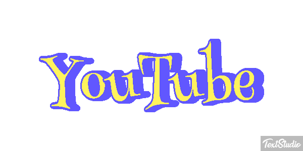 YouTube Текстовый эффект