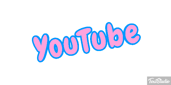 YouTube Текстовый эффект