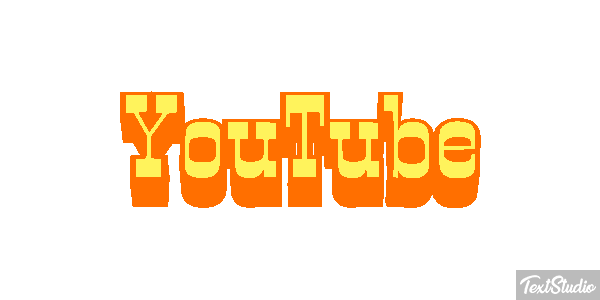 YouTube Текстовый эффект