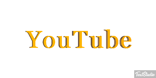 YouTube Текстовый эффект