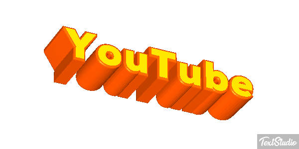 YouTube Текстовый эффект