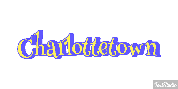 Charlottetown Texteffekt