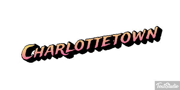Charlottetown Texteffekt