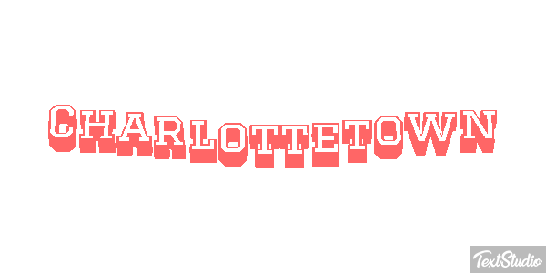 Charlottetown Texteffekt