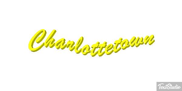 Charlottetown Texteffekt