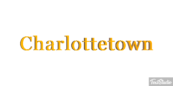 Charlottetown Texteffekt