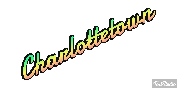 Charlottetown Texteffekt