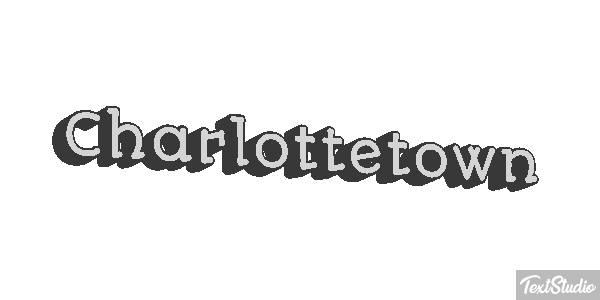 Charlottetown Texteffekt