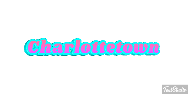 Charlottetown Texteffekt