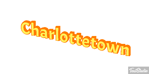 Charlottetown Texteffekt