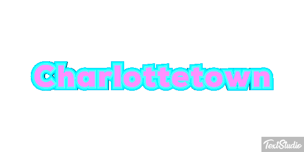 Charlottetown Texteffekt
