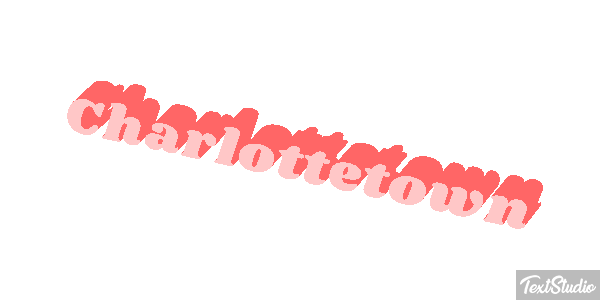 Charlottetown Texteffekt