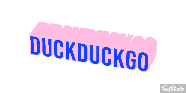 Duckduckgo Efeito do texto