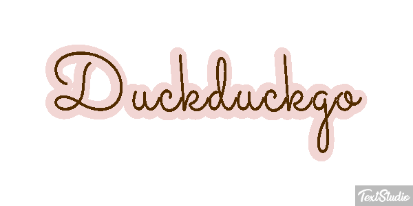 Duckduckgo Efeito do texto