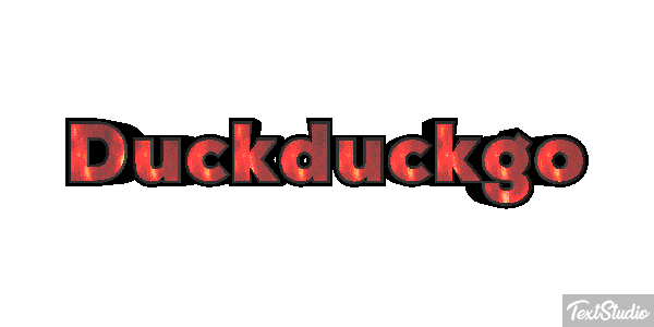 Duckduckgo Efeito do texto