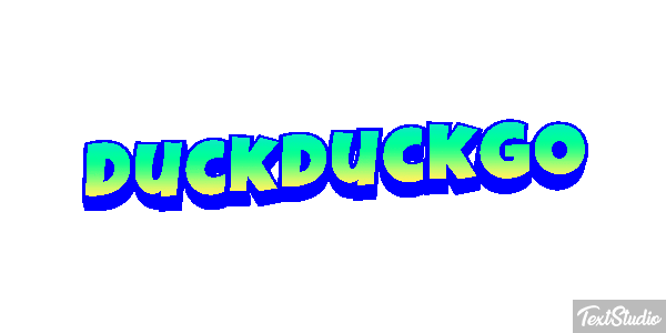 Duckduckgo Efeito do texto