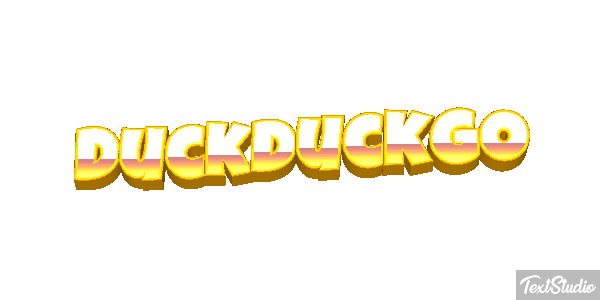 Duckduckgo Efeito do texto