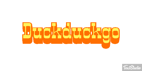Duckduckgo Efeito do texto