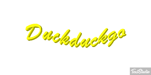 Duckduckgo Efeito do texto