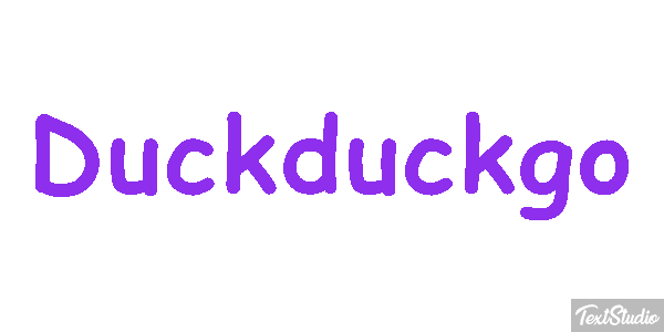 Duckduckgo Efeito do texto