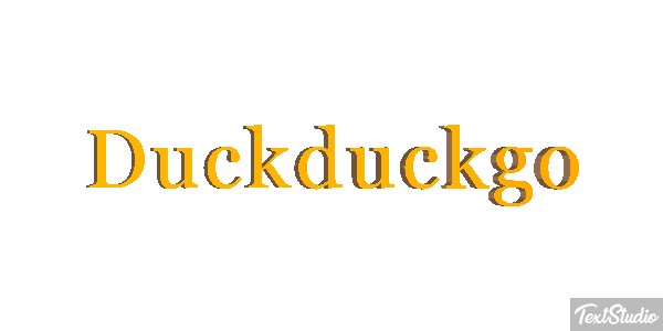 Duckduckgo Efeito do texto
