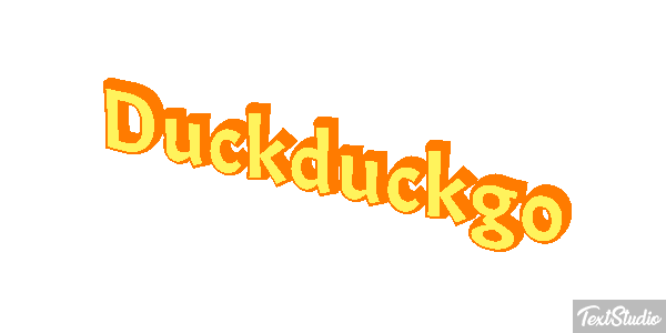Duckduckgo Efeito do texto