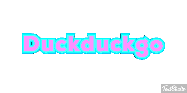 Duckduckgo Efeito do texto