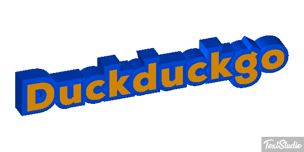 Duckduckgo Efeito do texto