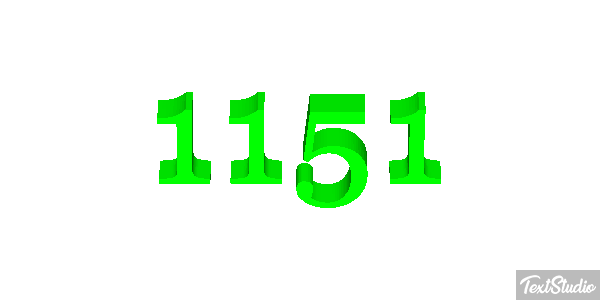 1151 Efecto de texto