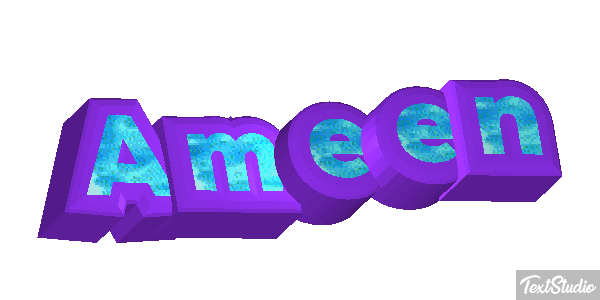 Ameen Текстовый эффект
