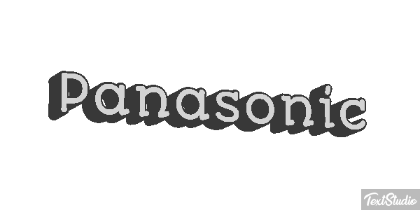 Panasonic Text effect