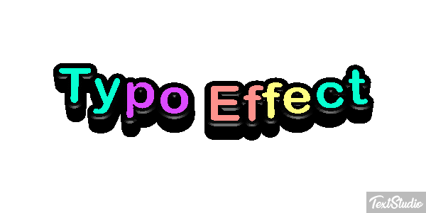 Typo Effect Texteffekt