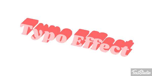 Typo Effect Texteffekt