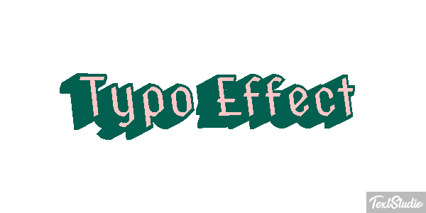 Typo Effect Texteffekt
