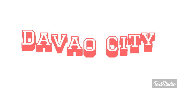 Davao City Efekt tekstowy