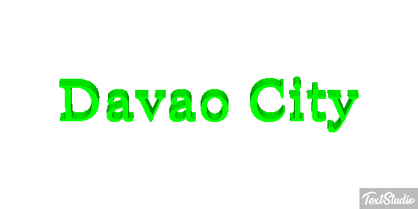 Davao City Efekt tekstowy