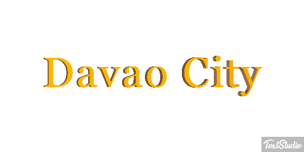 Davao City Efekt tekstowy