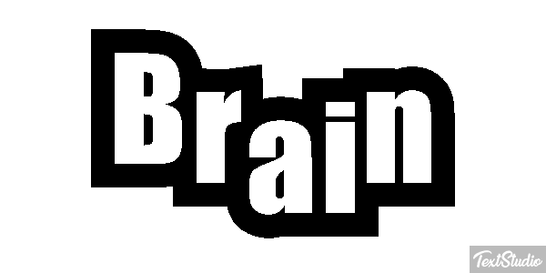 Brain Text effect