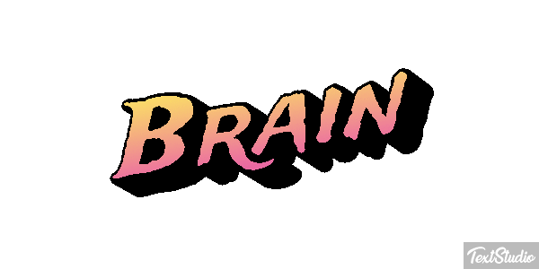 Brain Text effect